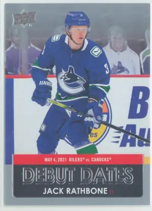 2021-22 UPPER DECK - JACK RATHBONE #DD-9 DEBUT DATES