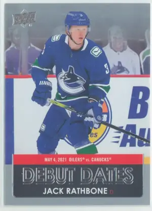 2021-22 UPPER DECK - JACK RATHBONE #DD-9 DEBUT DATES
