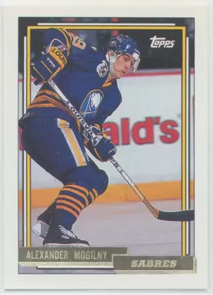1992-93 TOPPS - ALEXANDER MOGILNY #382 GOLD FOIL PARALLEL
