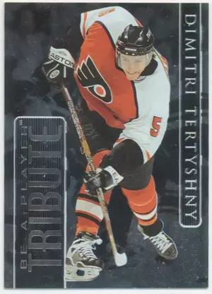 1999-00 IN THE GAME BE A PLAYER MEMORABILIA - DIMITRI TERTYSHNY #DT-5 TRIBUTE