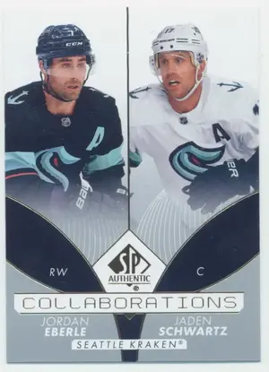 2022-23 SP AUTHENTIC - JORDAN EBERLE/JADEN SCHWARTZ #C-25 COLLABORATIONS
