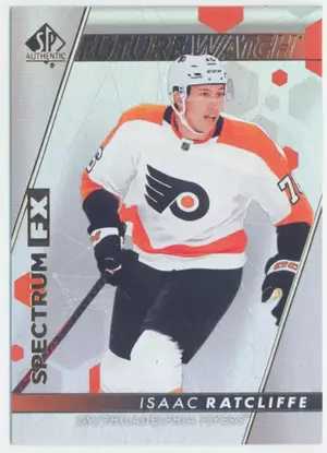 2022-23 SP AUTHENTIC - ISAAC RATCLIFFE #S-59 FUTURE WATCH SPECTRUM FX (UNSCRATCHED)