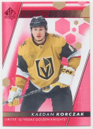 2022-23 SP AUTHENTIC - KAEDAN KORCZAK #122 FUTURE WATCH LIMITED RED