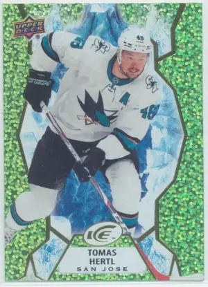 2021-22 UPPER DECK ICE - TOMAS HERTL #36 GREEN PARALLEL