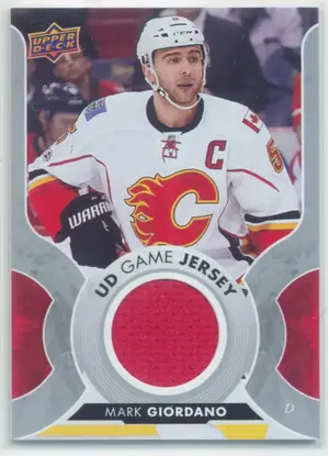 2017-18 UPPER DECK - MARK GIORDANO #GJ-MG GAME JERSEY