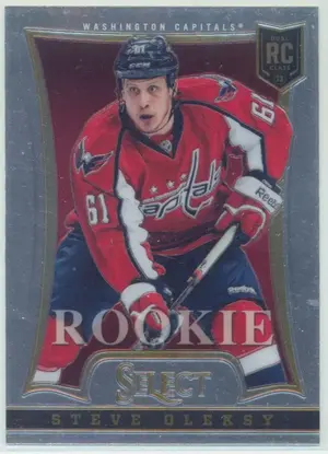 2013-14 PANINI SELECT - STEVE OLEKSY #187 ROOKIE