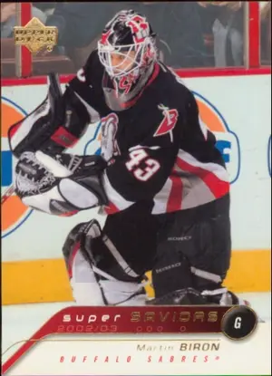 2002-03 UPPER DECK - MARTIN BIRON #SA1 SUPER SAVIORS
