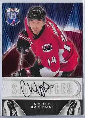 2009-10 Be A Player Signatures #S-CA Chris Campoli