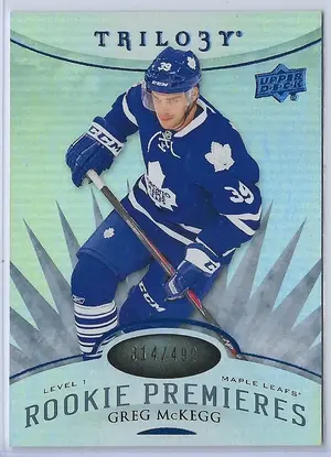2014-15 Trilogy Radiant Blue #105 Greg McKegg (314/499)