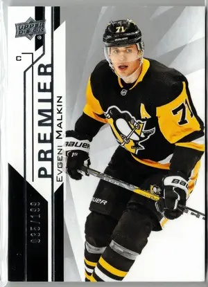 2018-19 UD Premier Evgeni Malkin Pittsburgh Penguins 035/199