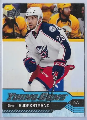 2016-17 Upper Deck #243 Oliver Bjorkstrand RC (Young Guns)