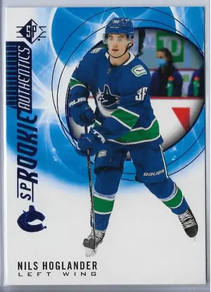 2020-21 SP (Rookie Authentics) Blue #139 Nils Hoglander