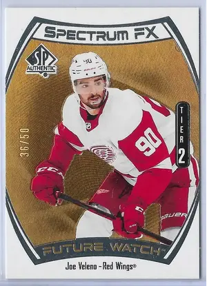 2021-22 SP Authentic Spectrum FX Gold (Future Watch Tier 2) #S-82 Joe Veleno (36/50)