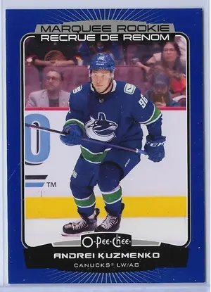 2022-23 O-Pee-Chee Blue (Marquee Rookie) #579 Andrei Kuzmenko