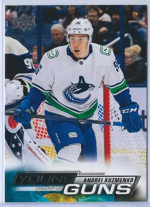 2022-23 Upper Deck #465 Andrei Kuzmenko RC (Young Guns)