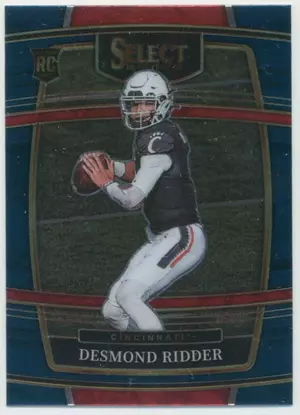 2022 Panini Select Draft Picks - Desmond Ridder #17 Concourse Blue Parallel