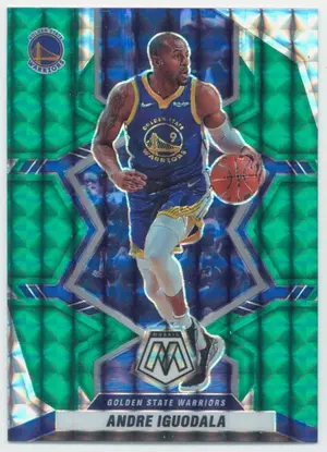 2021-22 Panini Mosaic - Andre Iguodala #181 Green Mosaic Prizm Parallel