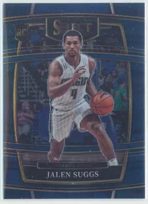 2021-22 Panini Select - Jalen Suggs #27 Concourse Blue Parallel