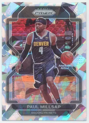 2021-22 Panini Prizm - Paul Millsap #46 Ice Prizm Parallel