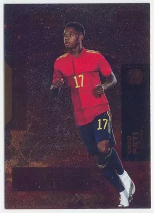 2021 Skybox Metal Universe Champions - Ansu Fati #77 Copper Parallel