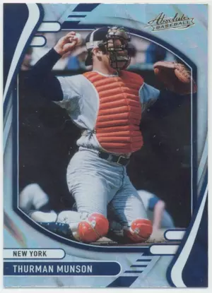 2021 Panini Absolute Retail - Thurman Munson #7 Lava Parallel