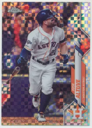 2020 Topps Chrome - Jose Altuve #42 X-Fractor Parallel