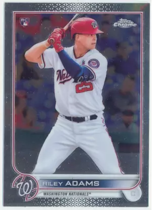 2022 Topps Chrome - Riley Adams #103 RC