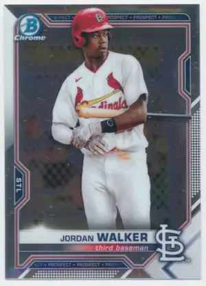 2021 Bowman - Jordan Walker #BCP-146 Chrome Prospects