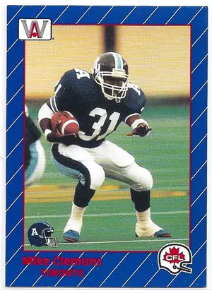 1991 All World CFL #86 Mike 'Pinball' Clemons