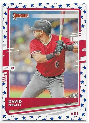 2020 Donruss Independence Day #187 David Peralta