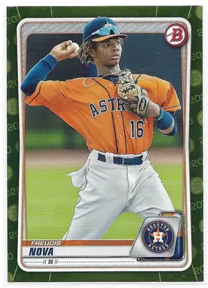 2020 Bowman Prospects Camo #BP-82 Freudis Nova