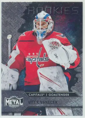 2020-21 SKYBOX METAL UNIVERSE - VITEK VANECEK #108 ROOKIE