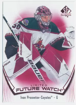 2021-22 SP AUTHENTIC - IVAN PROSVETOV #131 FUTURE WATCH LIMITED RED