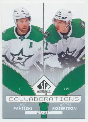 2022-23 SP AUTHENTIC - JOE PAVELSKI/JASON ROBERTSON #C-2 COLLABORATIONS