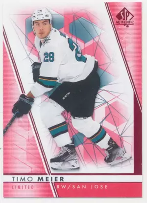 2022-23 SP AUTHENTIC - TIMO MEIER #28 LIMITED RED