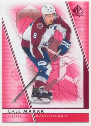 2022-23 SP AUTHENTIC - CALE MAKAR #82 LIMITED RED