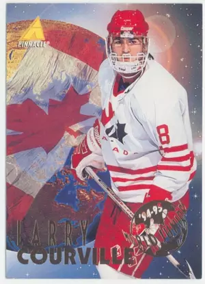 1994-95 PINNACLE - LARRY COURVILLE #540 WORLD JUNIORS RC