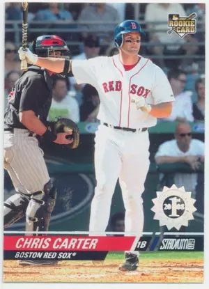 2008 Topps Stadium Club - Chris Carter #105B Retail First Day Issue RC
