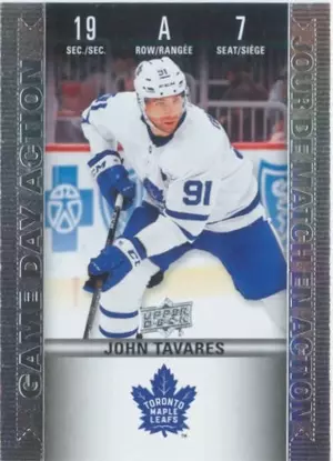 2019-20 TIM HORTONS - JOHN TAVARES #HGD-7 GAME DAY ACTION