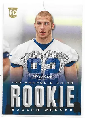 2013 Prestige #209 Bjoern Werner RC