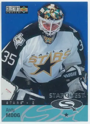 1997-98 COLLECTOR'S CHOICE - ANDY MOOG #SQ34 STARQUEST