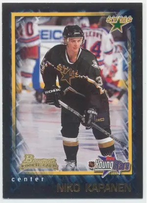 2001-02 BOWMAN YOUNGSTARS - NIKO KAPANEN #143 ROOKIE