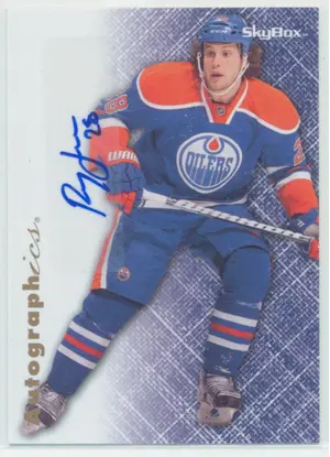 2012-13 FLEER RETRO - RYAN JONES #96-RJ AUTOGRAPHICS 1996-97