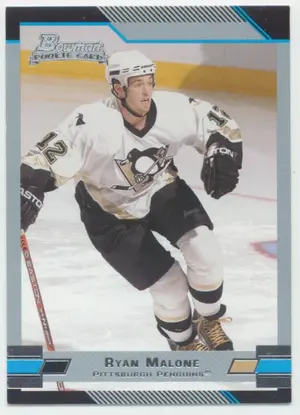 2003-04 BOWMAN DRAFT PICKS - RYAN MALONE #123 ROOKIE