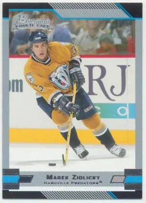 2003-04 BOWMAN DRAFT PICKS - MAREK ZIDLICKY #139 ROOKIE