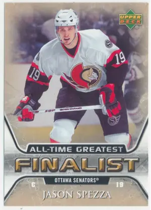 2005-06 UPPER DECK - JASON SPEZZA #42 ALL-TIME GREATEST FINALIST