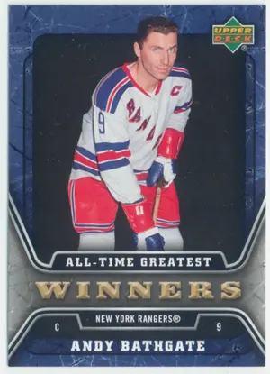 2006-07 UPPER DECK - ANDY BATHGATE #ATG14 ALL-TIME GREATEST WINNERS
