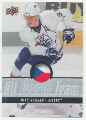 2008-09 UPPER DECK - ALES HEMSKY #AWT14 ALL WORLD TEAM