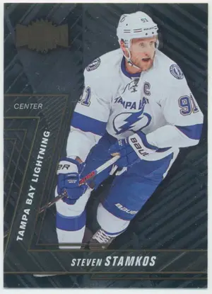 2016-17 FLEER SHOWCASE - STEVEN STAMKOS #MU-4 METAL UNIVERSE