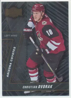 2016-17 FLEER SHOWCASE - CHRISTIAN DVORAK #MU-23 METAL UNIVERSE